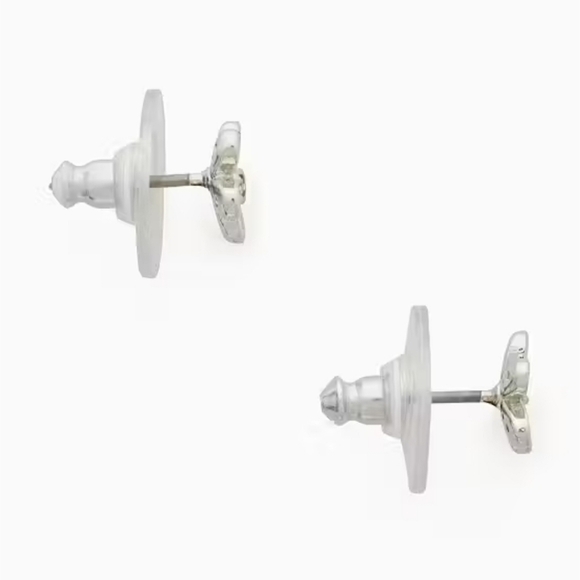 🔹️ Kate Spade🔹️ Silver Gleaming Gardenia Flower Studs ✨️🌺 - Picture 2 of 8